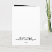 Basketball-Foto-Geburtstagskarte Karte (Rückseite)