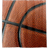 Basketball-Foto Nah Duschvorhang (Vorderseite)