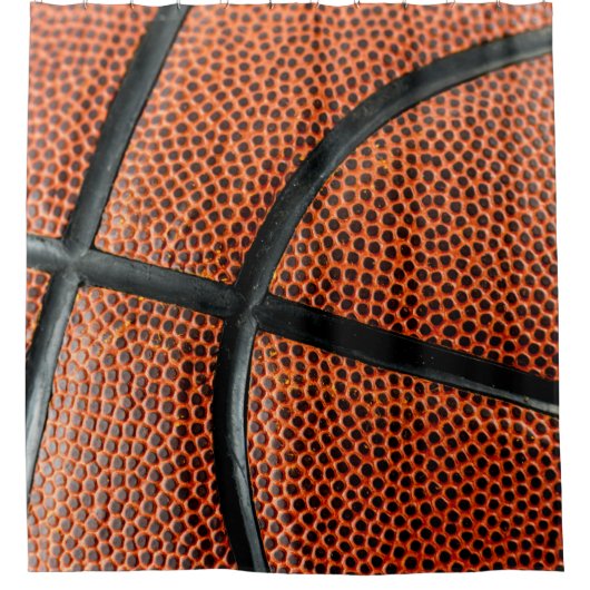 Basketball-Foto Nah Duschvorhang (Vorderseite)