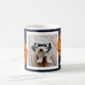 Basketball Foto Name hinzufügen - Farbe bearbeiten Kaffeetasse (Mittel)