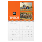 Basketball-FotoCollage Personalisiert Kalender (Jan 2027)