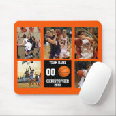 Basketball-FotoCollage Personalisiert Mousepad (Mit Mouse)