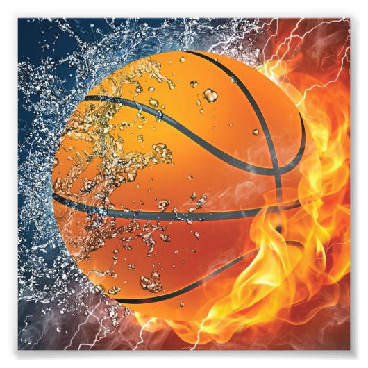 Basketball Fotodruck (Vorne)
