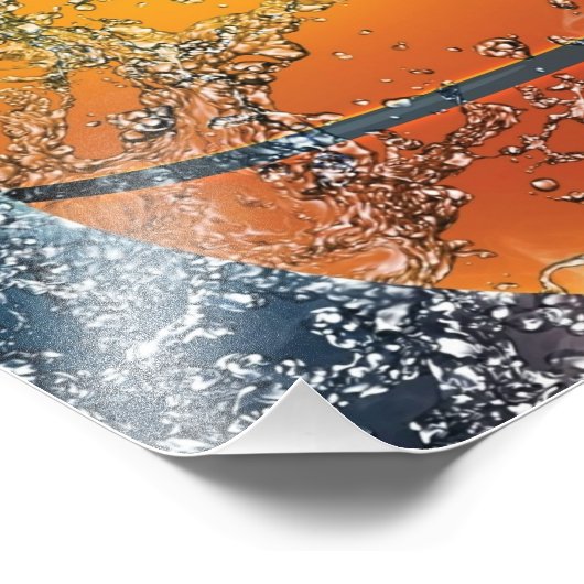 Basketball Fotodruck (Ecke)