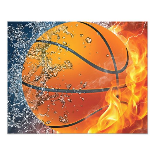 Basketball Fotodruck (Vorne)