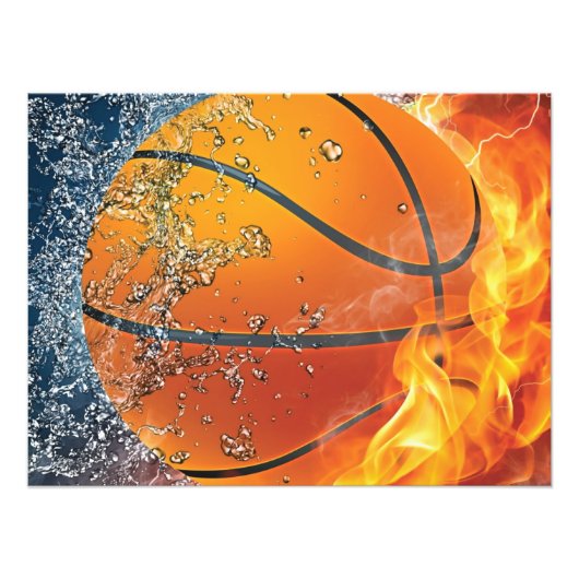 Basketball Fotodruck (Vorne)
