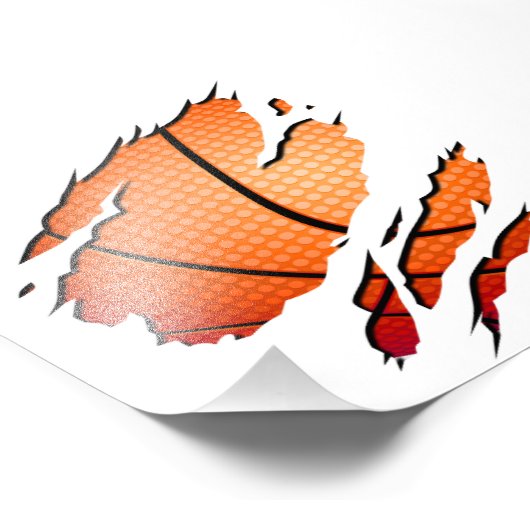 Basketball Fotodruck (Ecke)