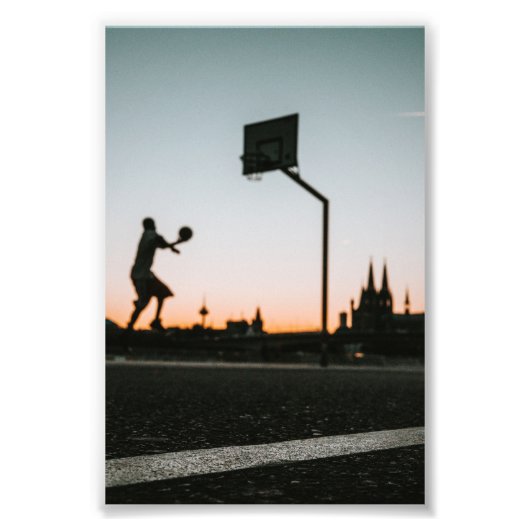 Basketball Fotodruck (Vorne)