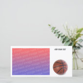 Basketball-Fotokarte von SRF (Stehend Vorderseite)