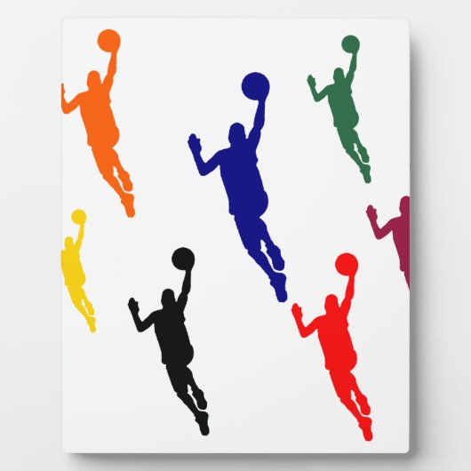 BASKETBALL FOTOPLATTE (Vorderseite)