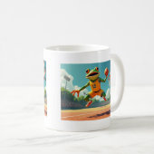 Basketball Frog Tasse zweiseitig (VorderseiteRechts)