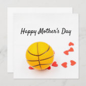 Basketball Frohe Muttertag für Mama mit Liebe (Vorne/Hinten)