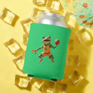 Basketball Frosch Grün kann kühler Dosenkühler