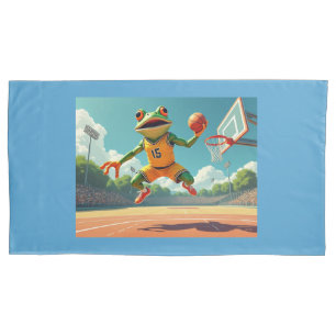 Basketball Frosch Kissenkoffer Kissenbezug