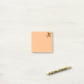 Basketball Frosch orange Notenpolster Post-it Klebezettel (Auf Schreibtisch)