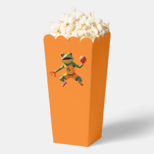 Basketball Frosch orange Popcornboxen Geschenkschachtel