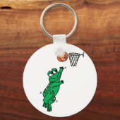 Basketball Frosch Schlüsselanhänger (Vorderseite)