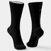 Basketball Frosch schwarze Premiumsocken Socken (Gewinkelt)