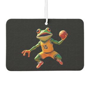 Basketball Frosch schwarzer Auto-Luftverbesserer Autolufterfrischer