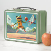 Basketball Froschbox Metall Brotdose (Beispiel)