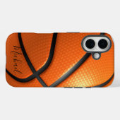 Basketball Fügen Sie Ihren Namen individuell anpas Case-Mate iPhone Hülle (Rückseite (Horizontal))