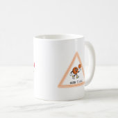Basketball Funny and Cute Design Kaffeetasse (VorderseiteRechts)