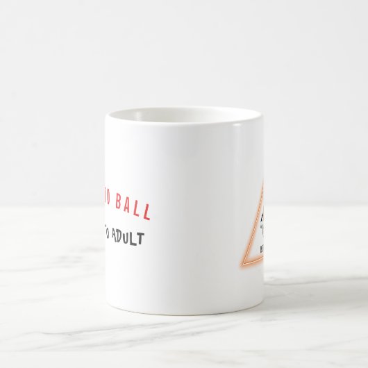 Basketball Funny and Cute Design Kaffeetasse (Mittel)