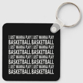 basketball funny sayings schlüsselanhänger (Rückseite)