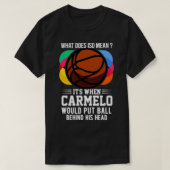 Basketball Funny T-Shirt (Design vorne)