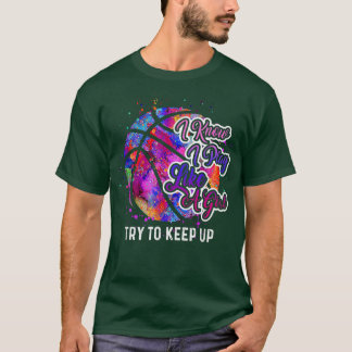 Basketball Funny Team Spielen wie eine Girl Baske T-Shirt