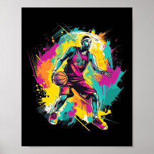 Basketball für Jungen Teens Kinder Männer Poster