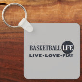 Basketball für Live-Liebe Schlüsselanhänger (Vorderseite)