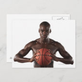 Basketball für Mann Postkarte (Vorne/Hinten)