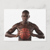 Basketball für Mann Postkarte (Vorderseite)