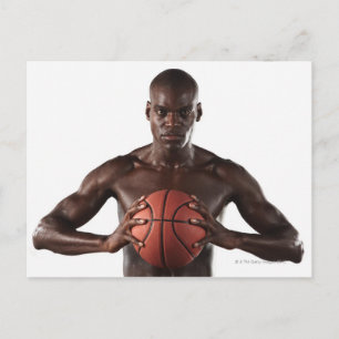 Basketball für Mann Postkarte