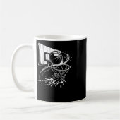 Basketball für Männer Frauen Kaffeetasse (Links)
