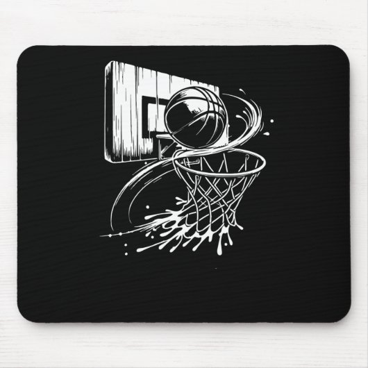 Basketball für Männer Frauen Mousepad (Vorne)