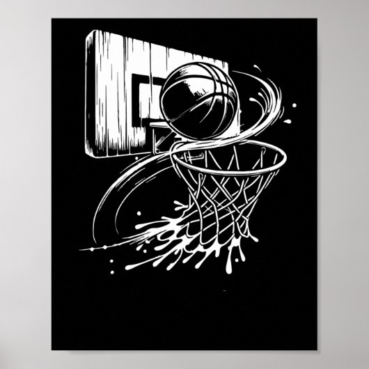 Basketball für Männer Frauen Poster (Vorne)