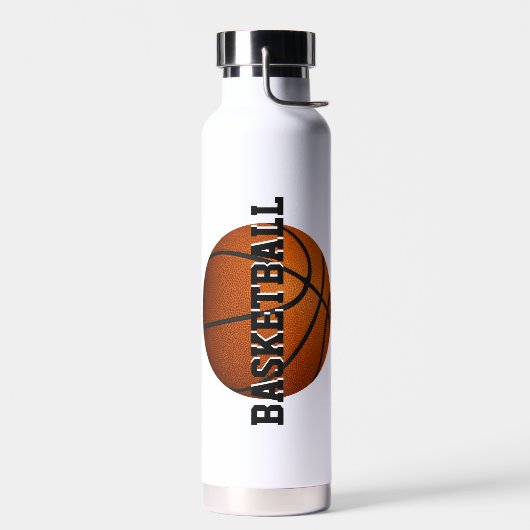 Basketball für personalisierte Mädchen Trinkflasche (Links)