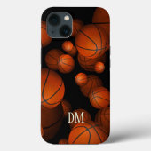 Basketball für personalisierte Männer Case-Mate iPhone Hülle (Rückseite)