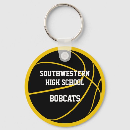 Basketball für Single oder Bulk Schlüsselanhänger (Rückseite)