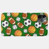 Basketball Fußball Baseball Sportthema Case-Mate iPhone Hülle (Rückseite (Horizontal))