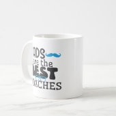 Basketball-Fußball-beste Trainer-Vater-überhaupt Kaffeetasse (Vorderseite Links)
