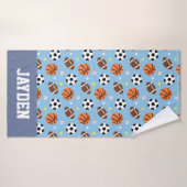 Basketball Fußball Fußball Balls Sportart Badehandtuch (Badehandtuch)