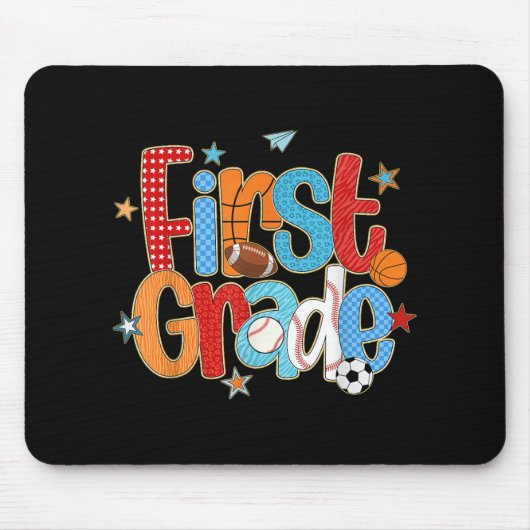 Basketball Fußball S Mousepad (Vorne)