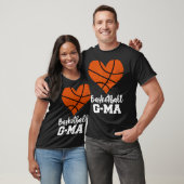 Basketball G-Ma Funny Basketball Herz Grandma Gee T-Shirt (Unisex)