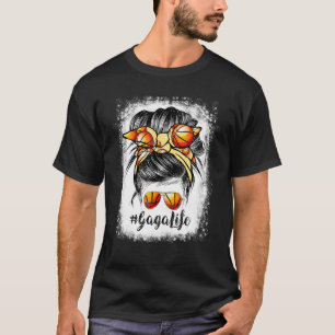 Basketball Gaga Life Messy Bun Game Tag 1 T-Shirt