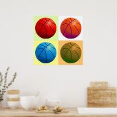 Basketball Game Artwork Poster (Küche)