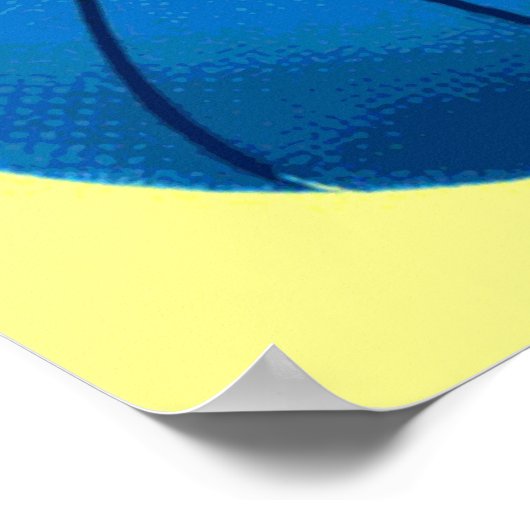 Basketball Game Artwork Poster (Ecke)