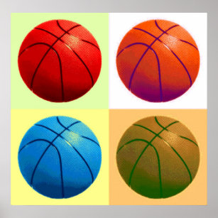 Basketball Game Artwork Poster